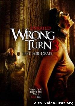 Смотреть Поворот не туда 3: Брошены Мертвецам / Wrong Turn 3: Left for Dead [2009/DVDRip] онлайн для Билайнеров
